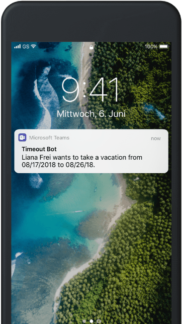 Azure Bot for TimeoutApp