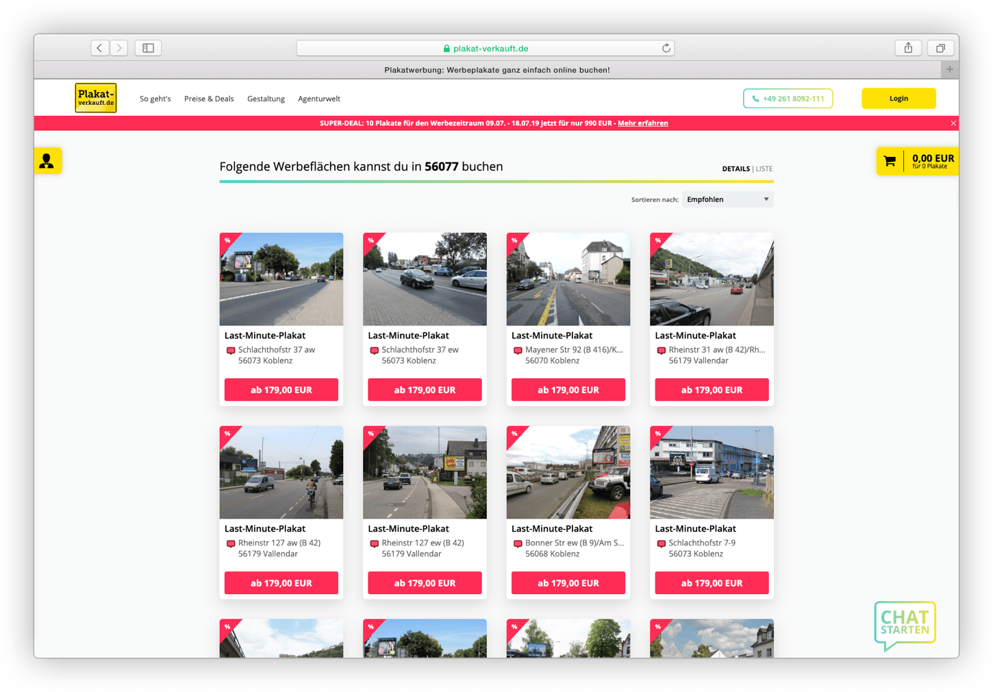 plakat-verkauft.de Mainpage
