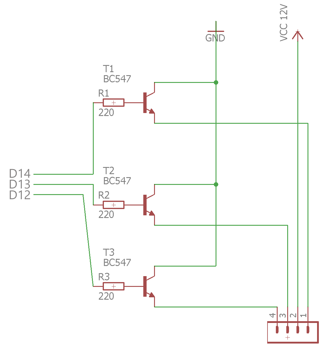 LED Steuerung Schaltplan