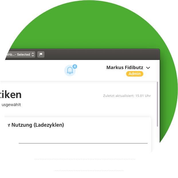 Das Glockenicon des Dashboards als Beispiel für Verbesserungspotenzial