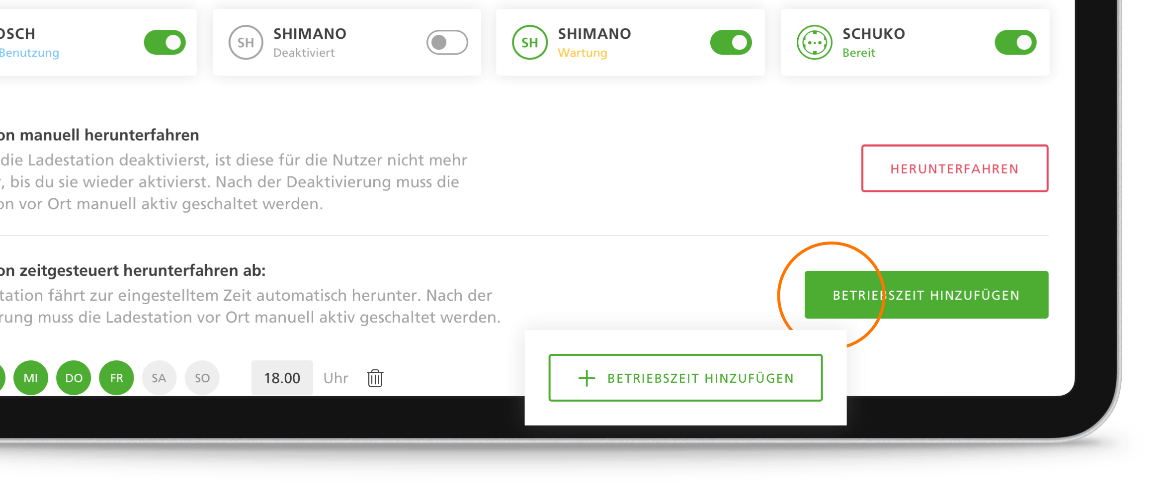 Screenshot mit dem alten und verbesserten Design