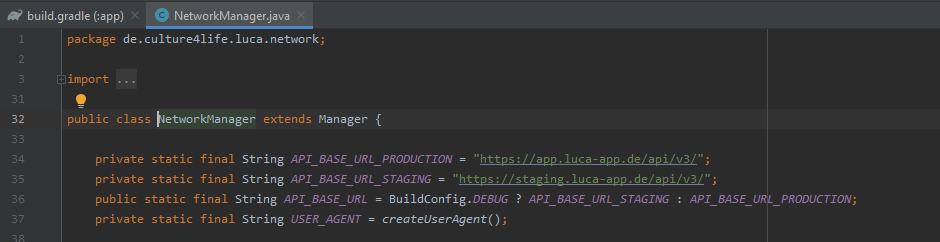 Trennung zwischen Development- und Production-Umgebung durch Hardcoding