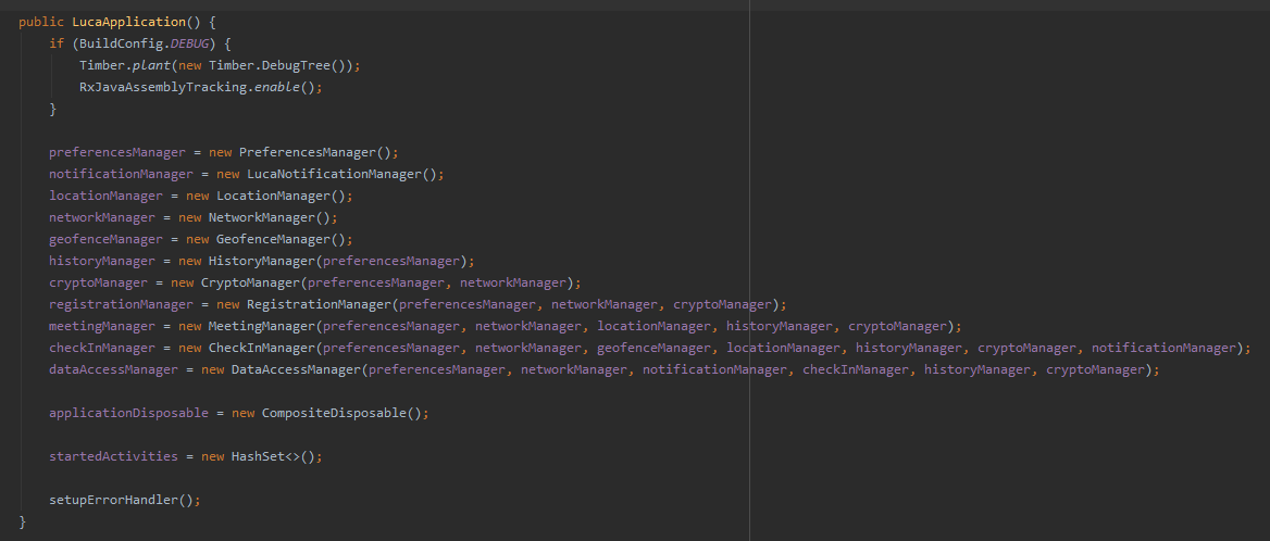 Screenshot aus Code