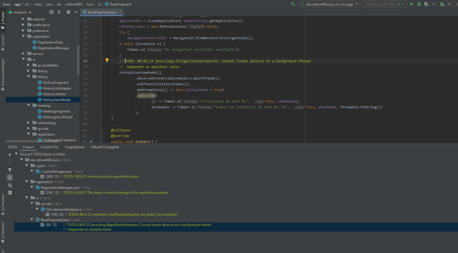 TODO-Kommentare im Code